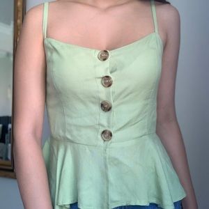 Button down/flair blouse